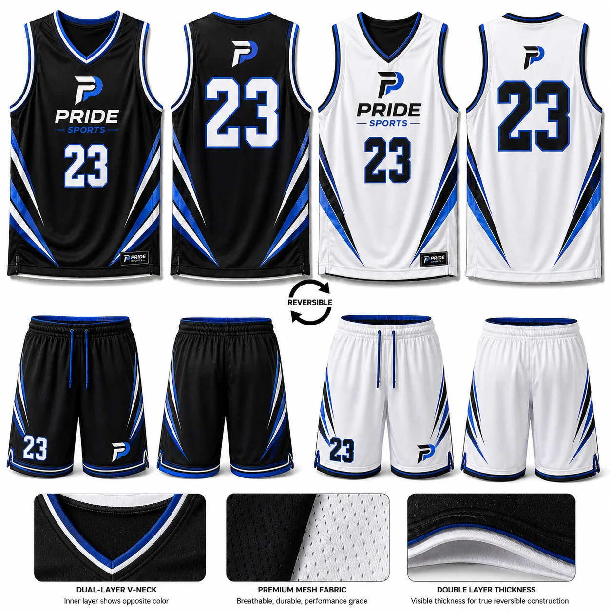 Reversible Basketball Uniforms