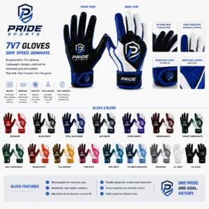 Custom 7v7 Football Gloves